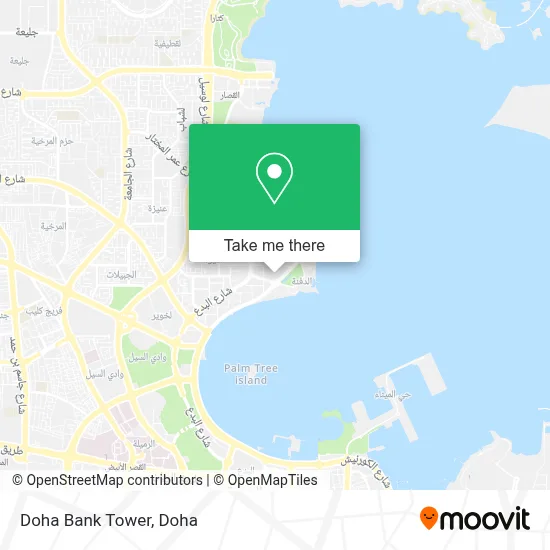 Doha Bank Tower map