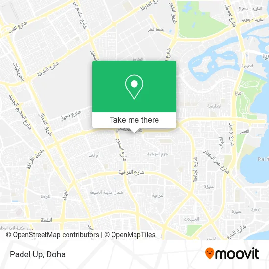 Padel Up map