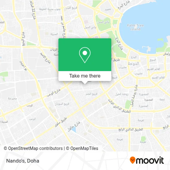 Nando's map