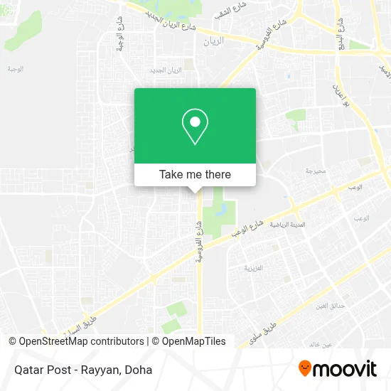 Qatar Post - Rayyan map