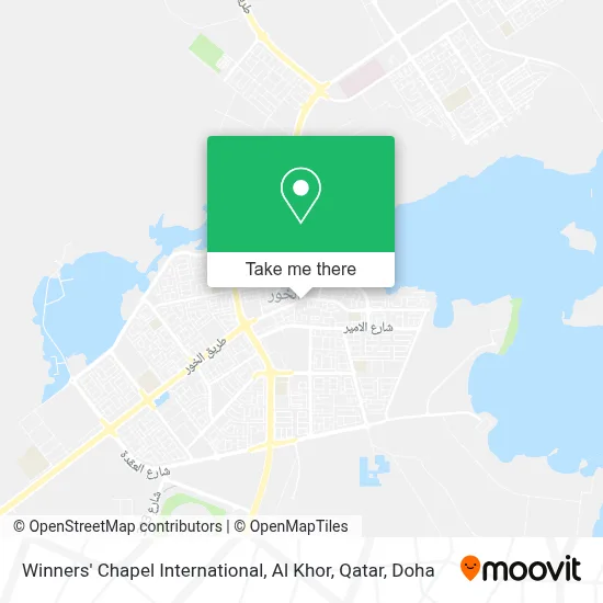Winners' Chapel International, Al Khor, Qatar map