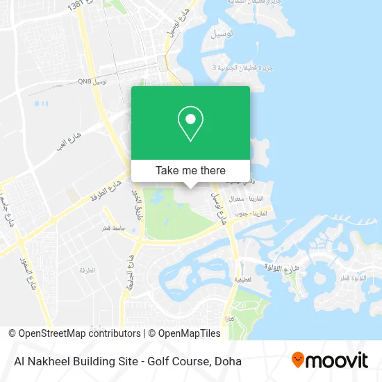 Al Nakheel Building Site - Golf Course map