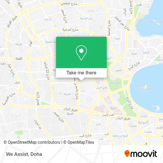 We Assist map
