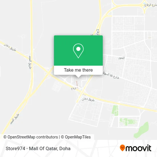 Store974 - Mall Of Qatar map
