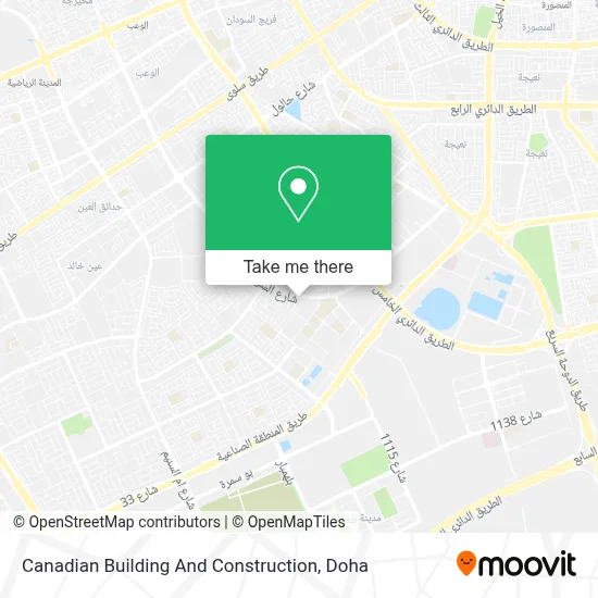 Canadian Building And Construction map