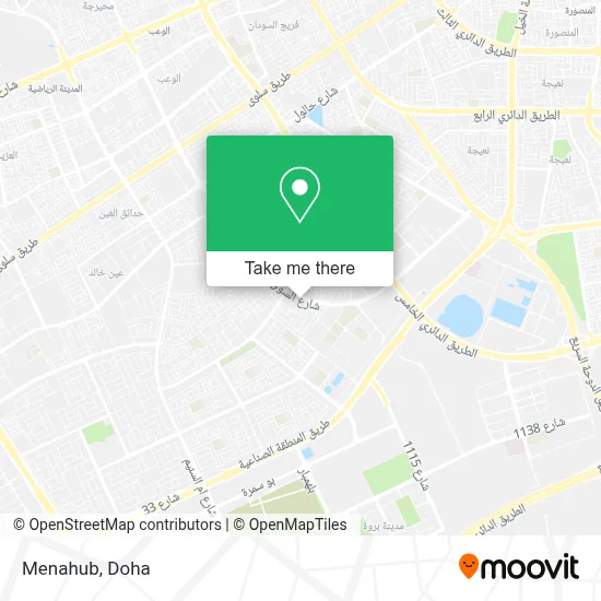 Menahub map