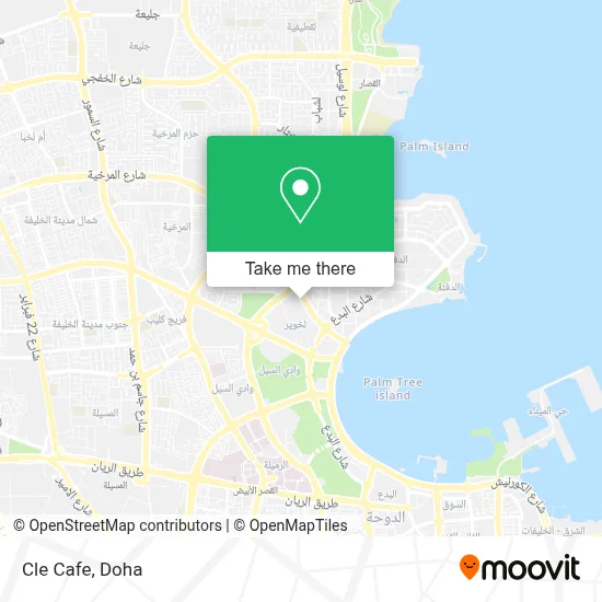 Cle Cafe map