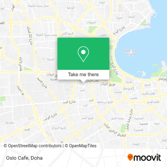 Oslo Cafe map