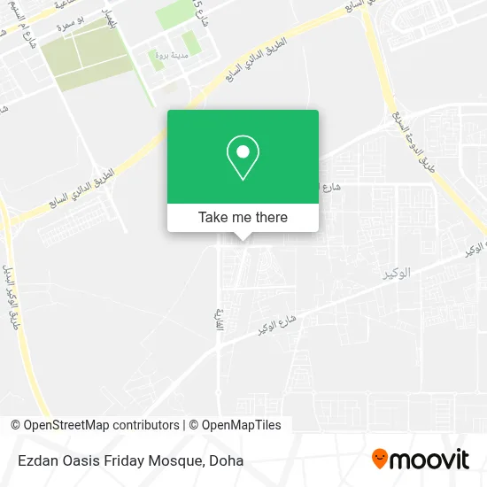 Ezdan Oasis Friday Mosque map