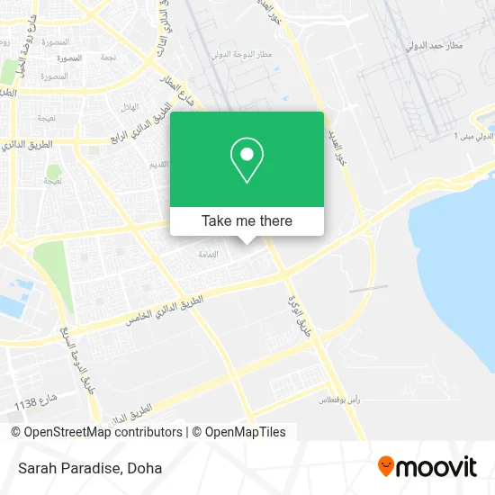 Sarah Paradise map