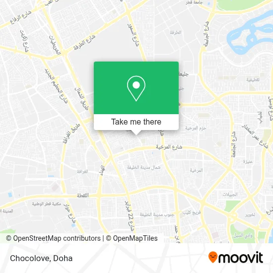 Chocolove map