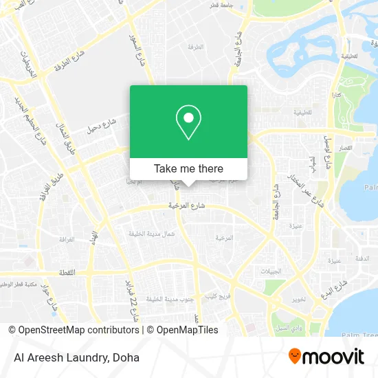 Al Areesh Laundry map