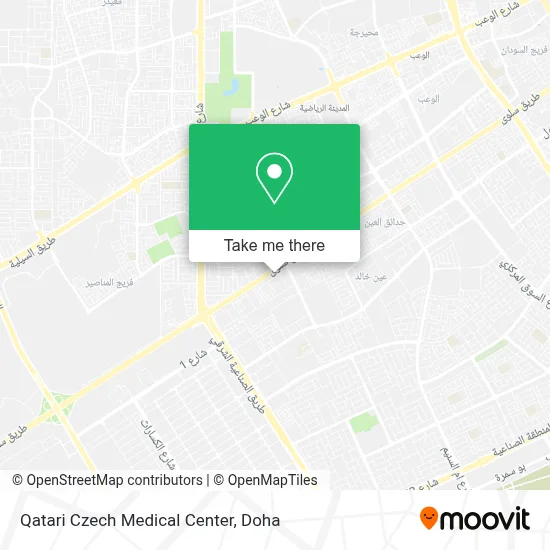 Qatari Czech Medical Center map