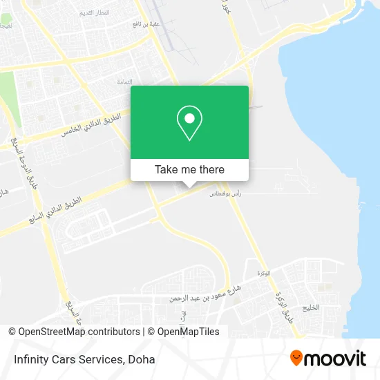Infinity Cars Services map