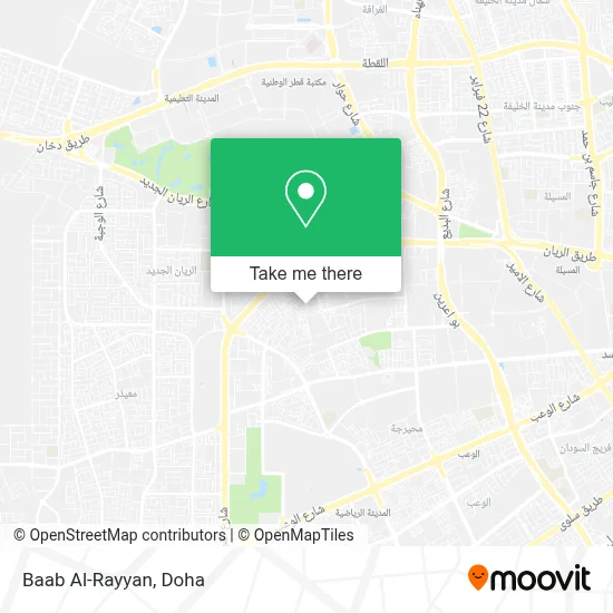 Baab Al-Rayyan map