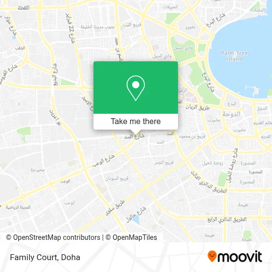 Family Court map