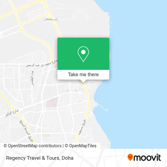 Regency Travel & Tours map
