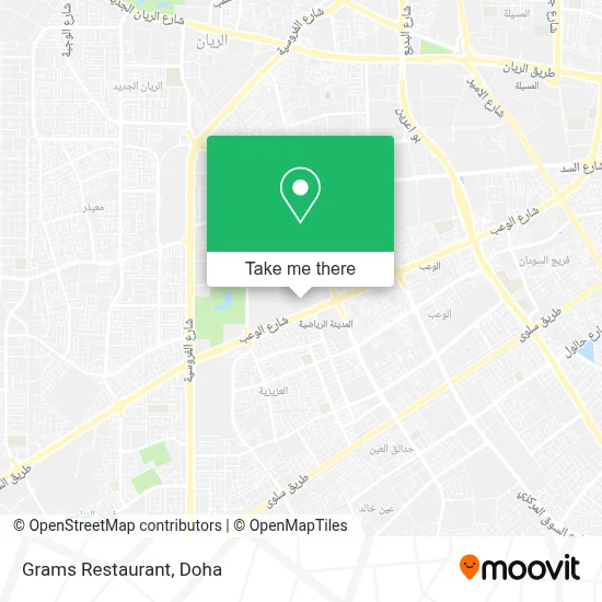 Grams Restaurant map
