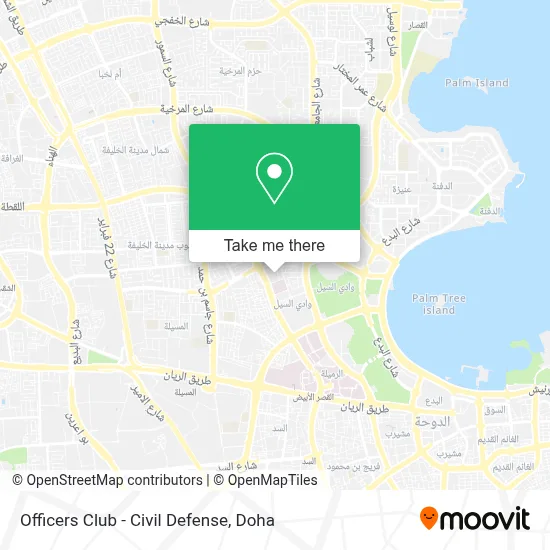 Officers Club - Civil Defense map