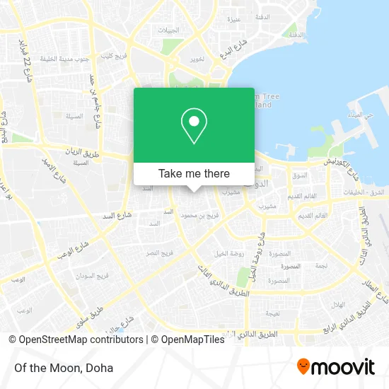 Of the Moon map