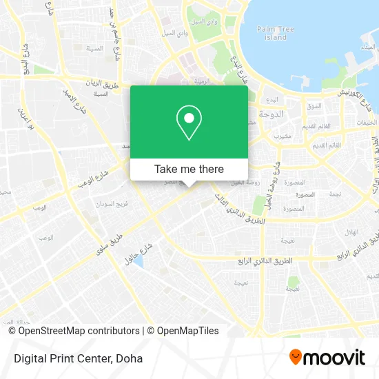 Digital Print Center map