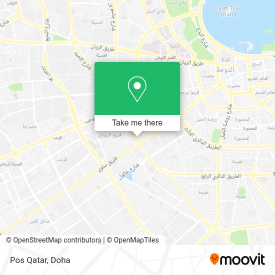 Pos Qatar map