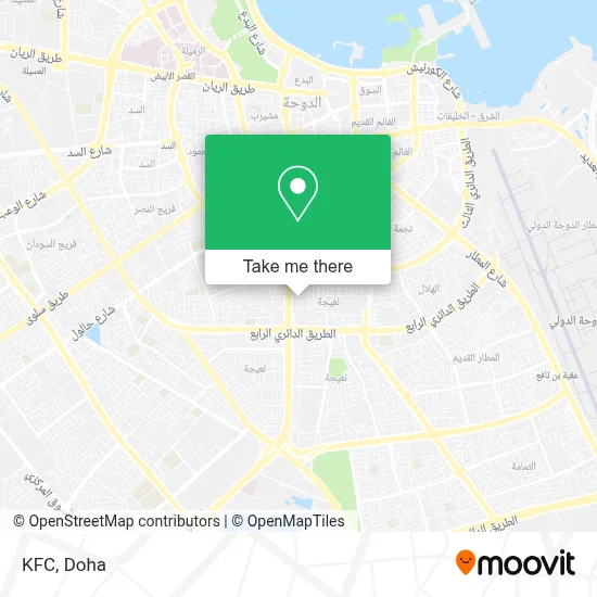 KFC map