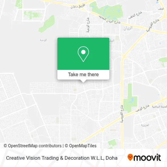 Creative Vision Trading & Decoration W.L.L map