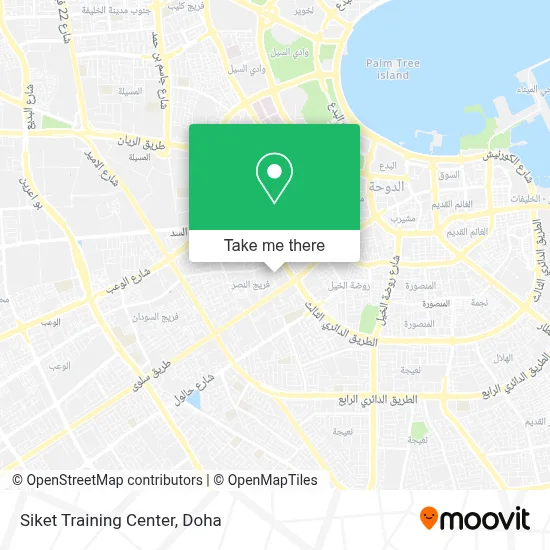 Siket Training Center map