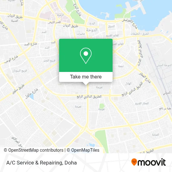 A/C Service & Repairing map