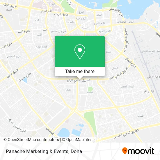 Panache Marketing & Events map