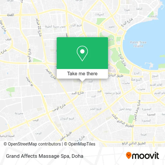 Grand Affects Massage Spa map