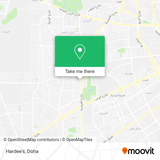 Hardee's map