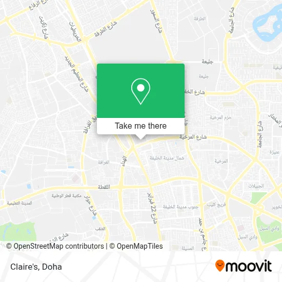 Claire's map