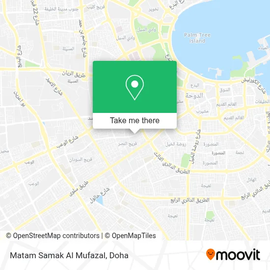 Matam Samak Al Mufazal map
