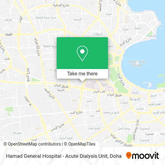 Hamad General Hospital - Acute Dialysis Unit map