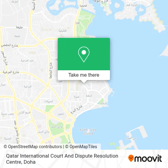 Qatar International Court And Dispute Resolution Centre map