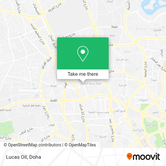Lucas Oil map