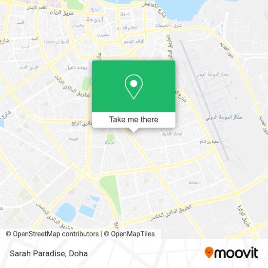 Sarah Paradise map