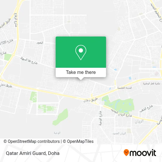 Qatar Amiri Guard map