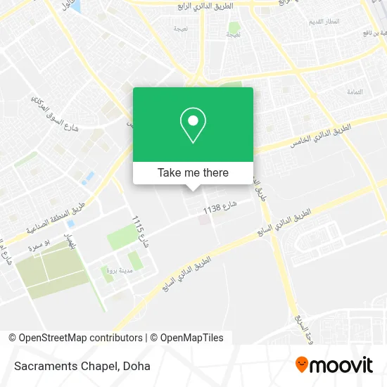 Sacraments Chapel map