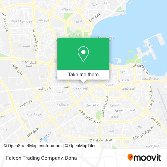 Falcon Trading Company map
