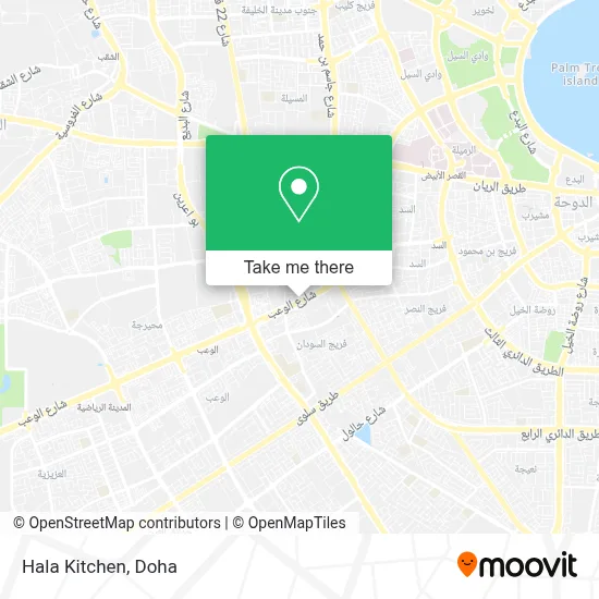 Hala Kitchen map