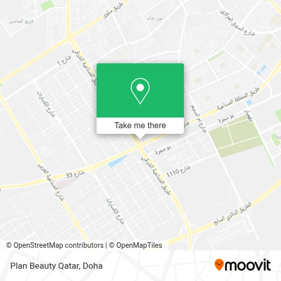 Plan Beauty Qatar map