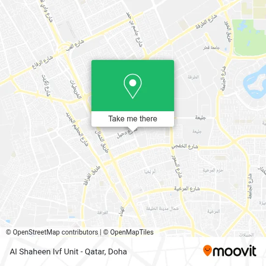 Al Shaheen Ivf Unit - Qatar map