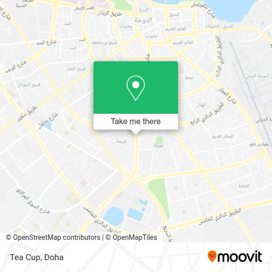 Tea Cup map