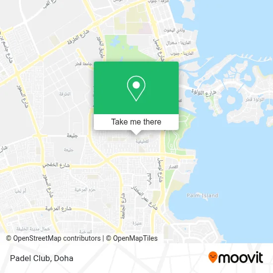 Padel Club map