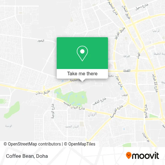 Coffee Bean map