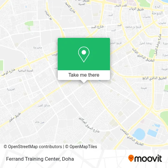 Ferrand Training Center map