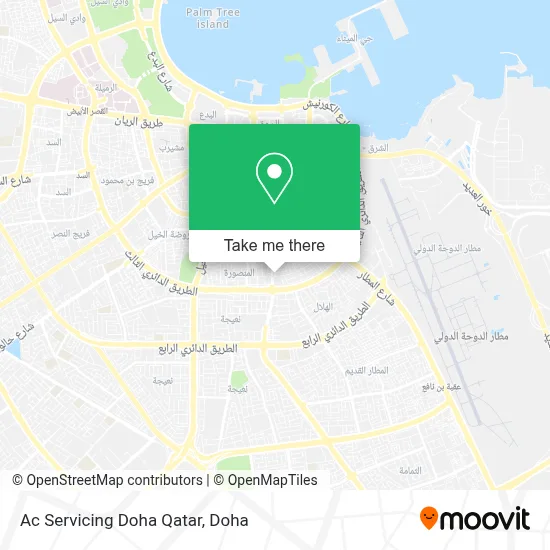Ac Servicing Doha Qatar map